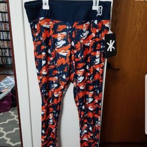 Detroit Tigers MLB Leggings, sz L. NWT